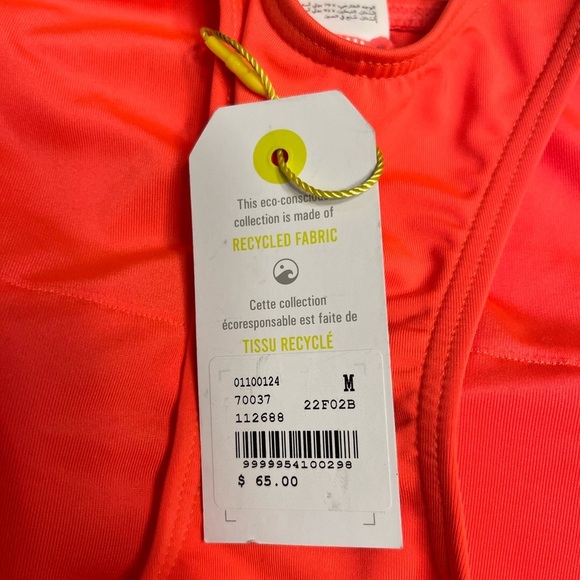 NWT bikini top medium seatonic/bikini village - Picture 3 of 4